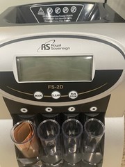 Royal Sovereign 2 Row Electric Digital Display Anti-Jam Coin Counter FS-2D