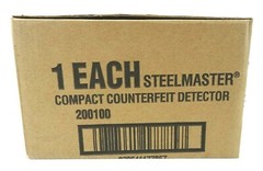 Counterfeit Money Detector 200100 NEW UNIT MMF Industries STEELMASTER Compact