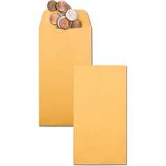 Quality Park 50762 Coin Envelopes #7 6.5″ x 3.5″ Brown Kraft 500/box