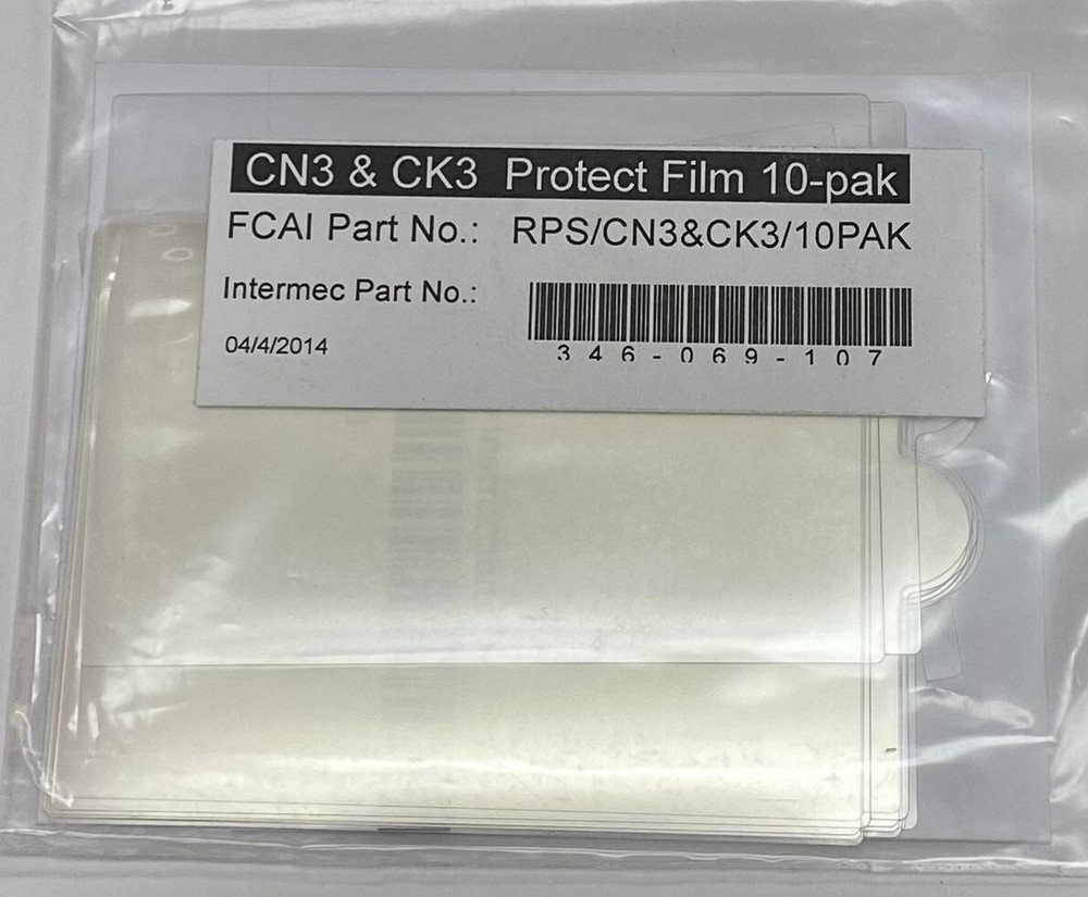 Intermec CK3 CK3X CN3 Screen Protector Pack 346-069-107 RPS/CN3&CK3/10PAK