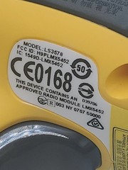 Symbol LS3578 FZ Wireless Bluetooth 1D USB Barcode Scanner w/ Battery & Cradle