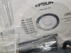 MICROS EPSON TM-U220B M188B POS Receipt Printer W/Power Cord