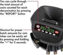Cassida C200CAD Canadian Coin Counter/Sorter/Roller