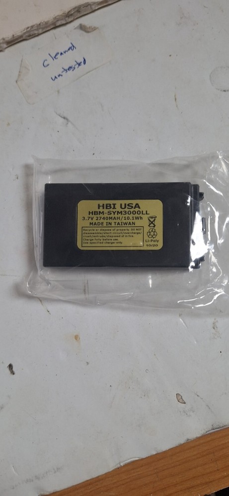 Lot of 6 HBI USA Replacement Battery For ZEBRA 3600 Series