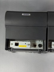 2x EPSON M129H Serial USB Thermal POS Receipt Printer w/ Power Adapter TM-T88IV