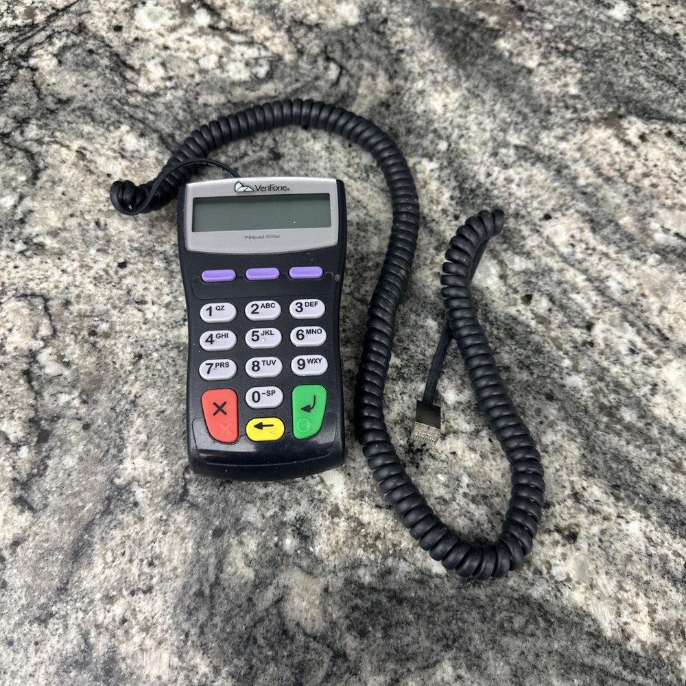 VERIFONE PINPAD 1000SE with Cord Untested Good Condition Credit Card machine