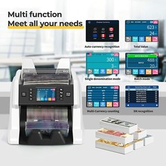 Ribao BC-55 Mixed Denomination Bill Counter 2 CIS UV MG IR Counterfeit Detection