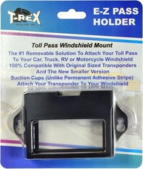 Lightweight Black EZ Pass Holder with Suction Cups – Secure & Easy to Install
