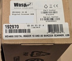 Wasp WDI4600 2D Barcode Scanner USB Open Box Kit Commercial POS Retail $300+