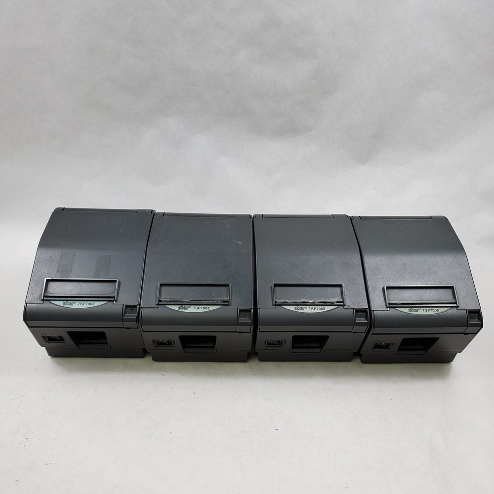 LOT OF 4 Star TSP700II High Speed POS Thermal Receipt Printer TSP743IIU