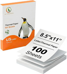 Fold Version Thermal Printer Paper 8.5 X 11 Inch,Thermal Paper 8.5 X 11 Compatib