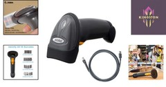 LS2208 Bi-Directional 1D Laser Barcode Scanner – Fast & Lightweight Solution