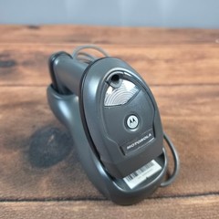 Motorola Barcode Scanner Handheld OS Dark Gray Excellent Wireless Bluetooth USB