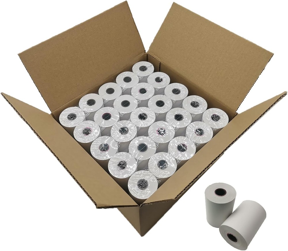 (50 Rolls) 2 1/4 x 50 Thermal Paper Rolls, BPA Free Thermal Receipt Paper Rol…