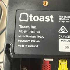 Toast Flex TT200 Point of Sale System w/ Toast Tap And Printer TP200