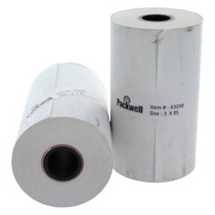 PACKWELL 3″ x 85′ Thermal Paper Rolls (50 rolls) *SPECIFIC STATES ONLY*