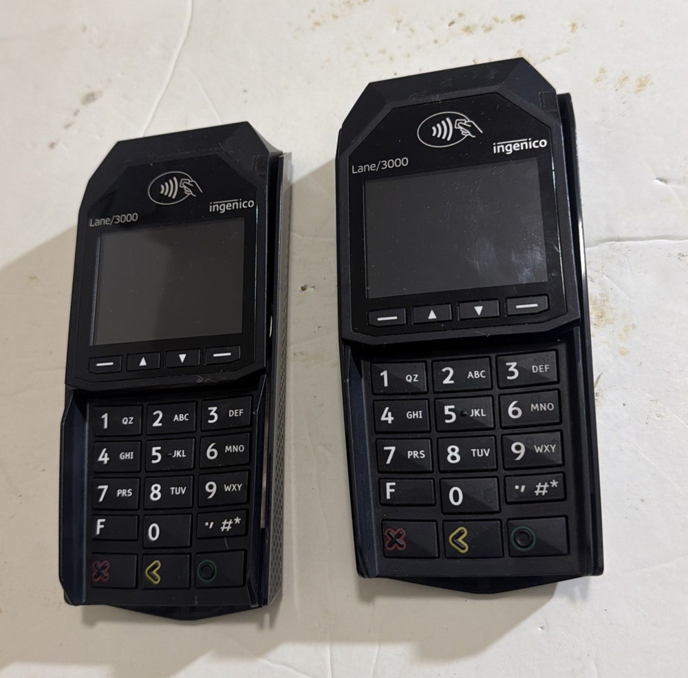 LOT OF (2) Ingenico Lane 3000