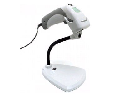 Code CR1411-PKU CR1400 Barcode Reader, 6′ Straight USB Cable, Stand, Light Gray