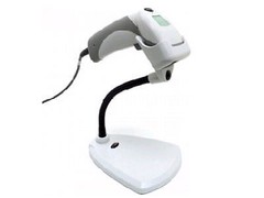 Code CR1411-PKU CR1400 Barcode Reader, 6′ Straight USB Cable, Stand, Light Gray