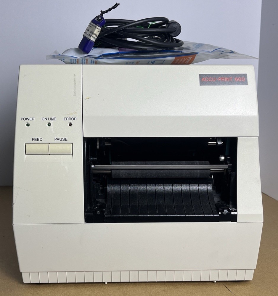 Toshiba Tec Thermo Barcode Printer B-452-HS12-QQ ACUU-PRINT 600 W/USB Mem.Stick