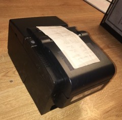 Wincor Nixdorf TH320-721S-W000 POS Direct Thermal Printer w/ Cable