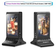 4G RAM 32 Storage Full View Dual Touch Screen Advertising Digital Signage