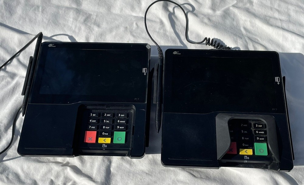 Lot Of 2 PAX PX7 Credit Card Payment Terminal Sold As Is