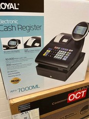 Royal Alpha 7000ml Cash Register,10-line LCD, dual thermal printers,SD card slot
