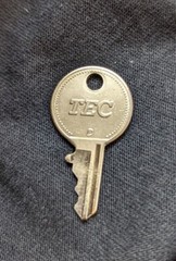 TEC Cash Register Keys – Set of 6 – S, SET, REG, MA, 21N, 205 5L11 series keys