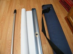 ZAP SOLO BANNERSTAND 35″ DISPLAY WITH CASE DISPLAY STAND, POLE & CASE ONLY