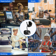 Universal Barcode Scanner Holder [New Version 2026] for Symbol Zebra DS2208 DS22