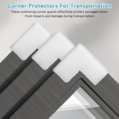 24Pcs Lightweight Epe Corner Protectors for Shipping Frames Furniture Guard