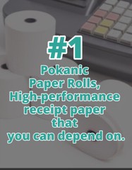 2 1/4″ x 85′ Thermal Receipt Paper 10 Rolls Cash Register Credit Card BPA Free