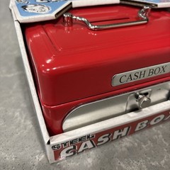 Steel Cash Box with Double Locks Combination & Key New