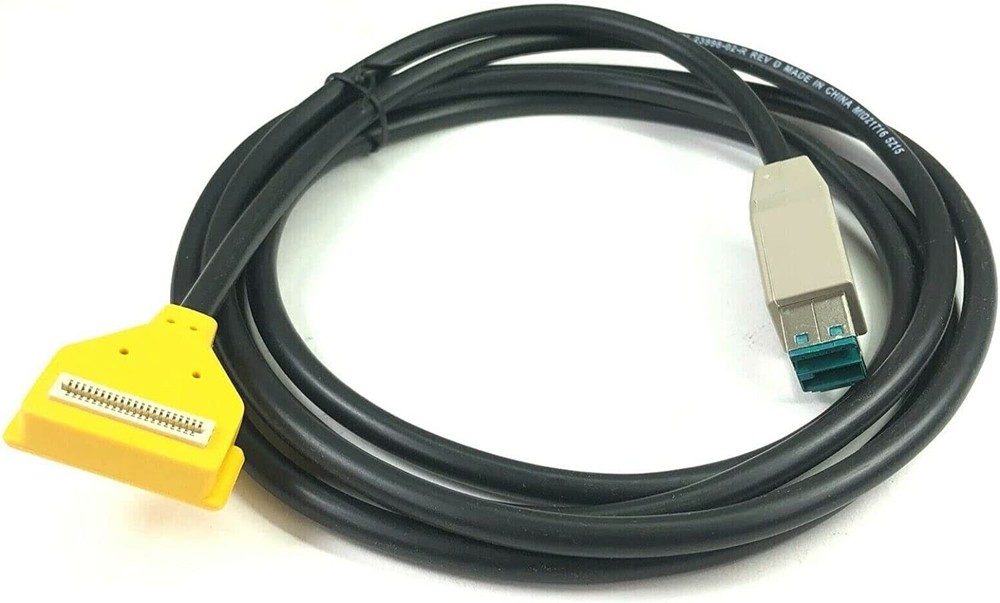 VeriFone MX Powered USB Yellow Berg 1639-K335-V001 (5 -Meter) ~ NEW