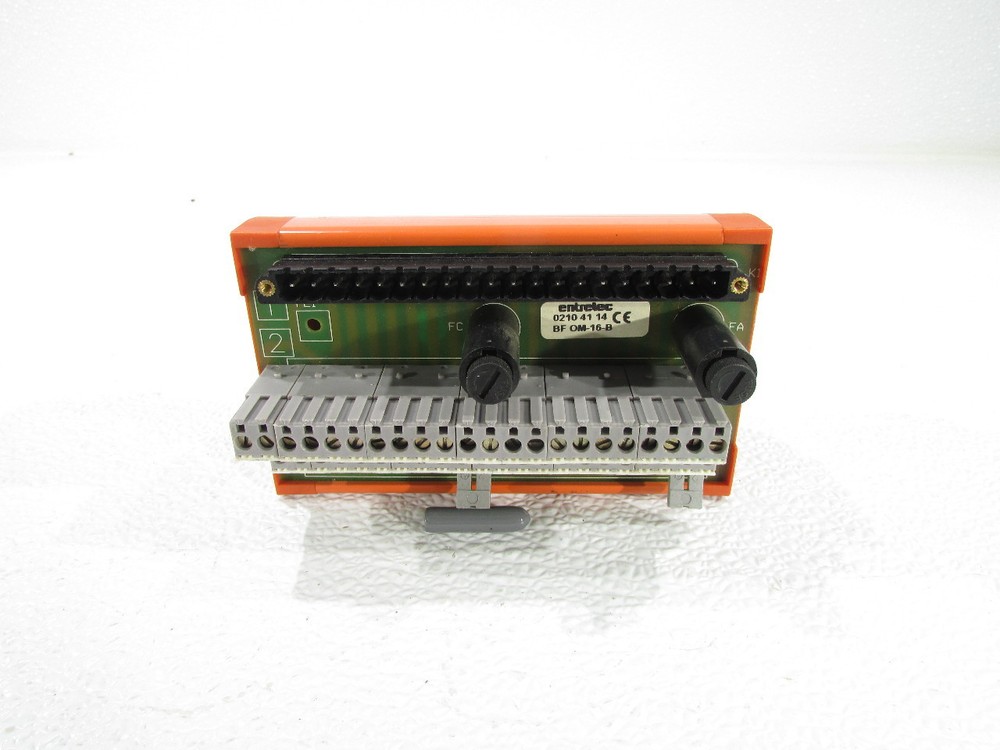 ASEA BROWN BOVERI ENTRELEC BFOM-16-B TERMINAL BLOCK W/MULTI-SCREW PORT #2