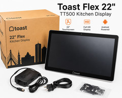 Toast Flex POS 22″ Kitchen Display Touch Monitor TT500 w/ Stand & AC Adapter