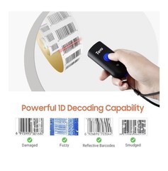 Tera 1100L Black Mini Handheld Portable Shockproof High Speed Barcode Scanner
