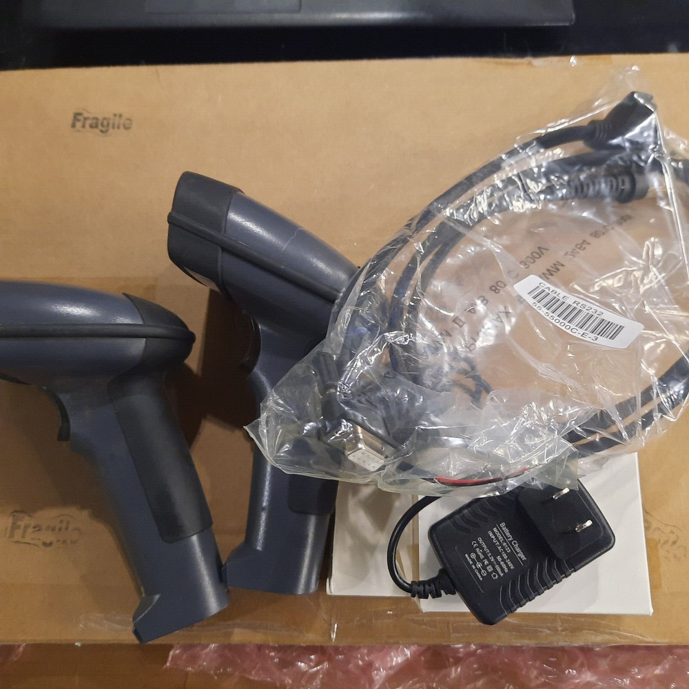 Buy 1 get 1 extra! Metrologic MS1690 2D 1D DB9 RS232 Serial Barcode Scanner