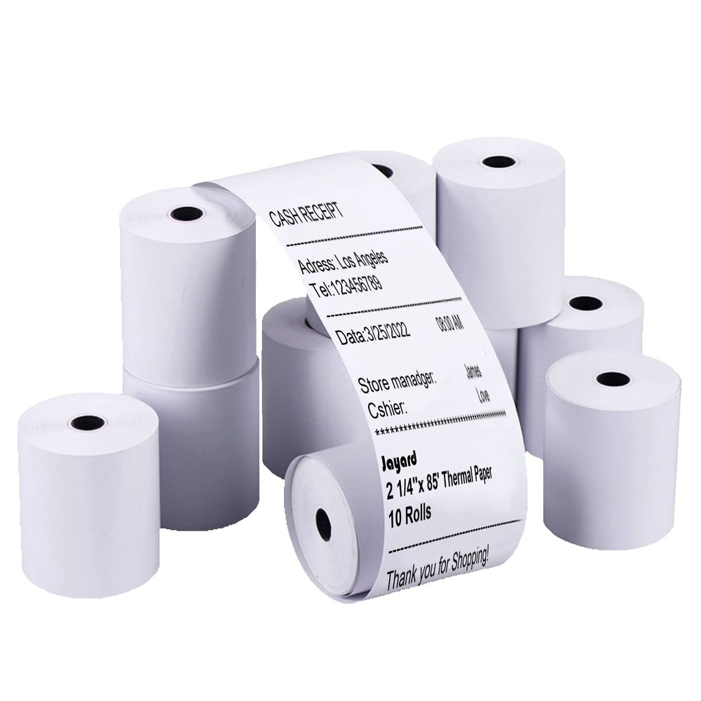 2-1/4″ X 85′ Thermal Rolls for Credit Card -2.25 x 85 ft Thermal Rolls, 58mm …