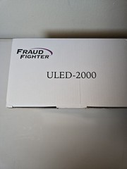 Fraud Fighter ULED-2000 Counterfeit Money Detector UV Bill Checker