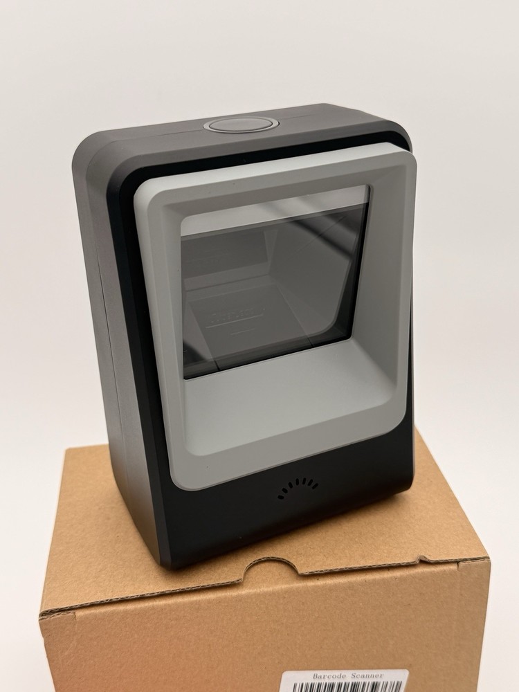 Alacrity 2D Omnidirectional Desktop Bar Code Reader Scanner, Black