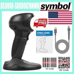 Zebra Symbol DS9808-SR00007NNWR 2D/1D/QR Code Barcode Scanner With USB cable US