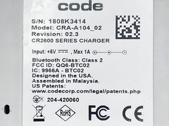 Code CR2612 Wireless Handheld Barcode Scanner w/Cradle CRA-A104 & USB Cable
