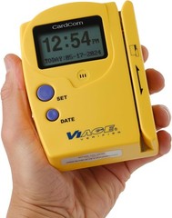 ViAge Solutions Portable ID Scanner Magnetic Stripe Reader LCD Backlit CAV2000*