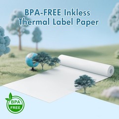 US Letter QuickDry Thermal Printer Paper 4 Rolls 8.5×11 Inch A4 Compatible