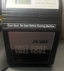 Royal Sovereign FS-4DA Fast Sort 4-Row Auto Coin Sorter Counter Tested & Working