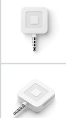 Square A-PKG-0206-01 Credit Debit Card Reader – White for Apple iPhone and…