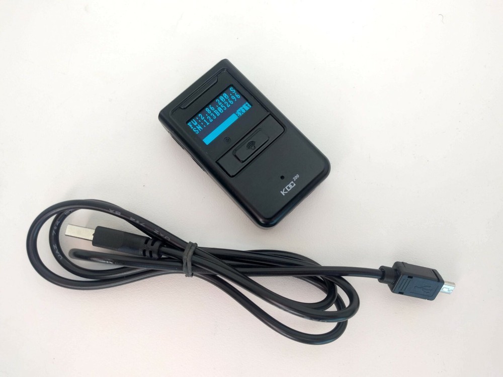 Koamtac KDC200i 1D Bluetooth Barcode Scanner w/ New Battery and USB Power Cable