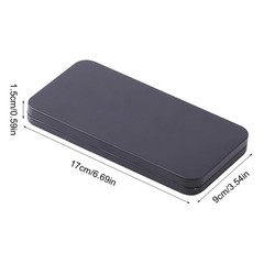 1/2pcs Tinplate Cash Storage Box Banknotes Organizer Metal Money Protector Case